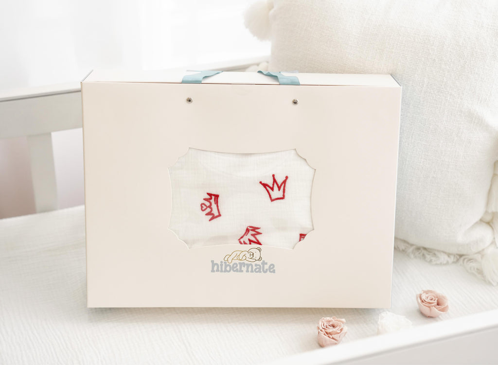 Crown - Portable Mini-Crib Red