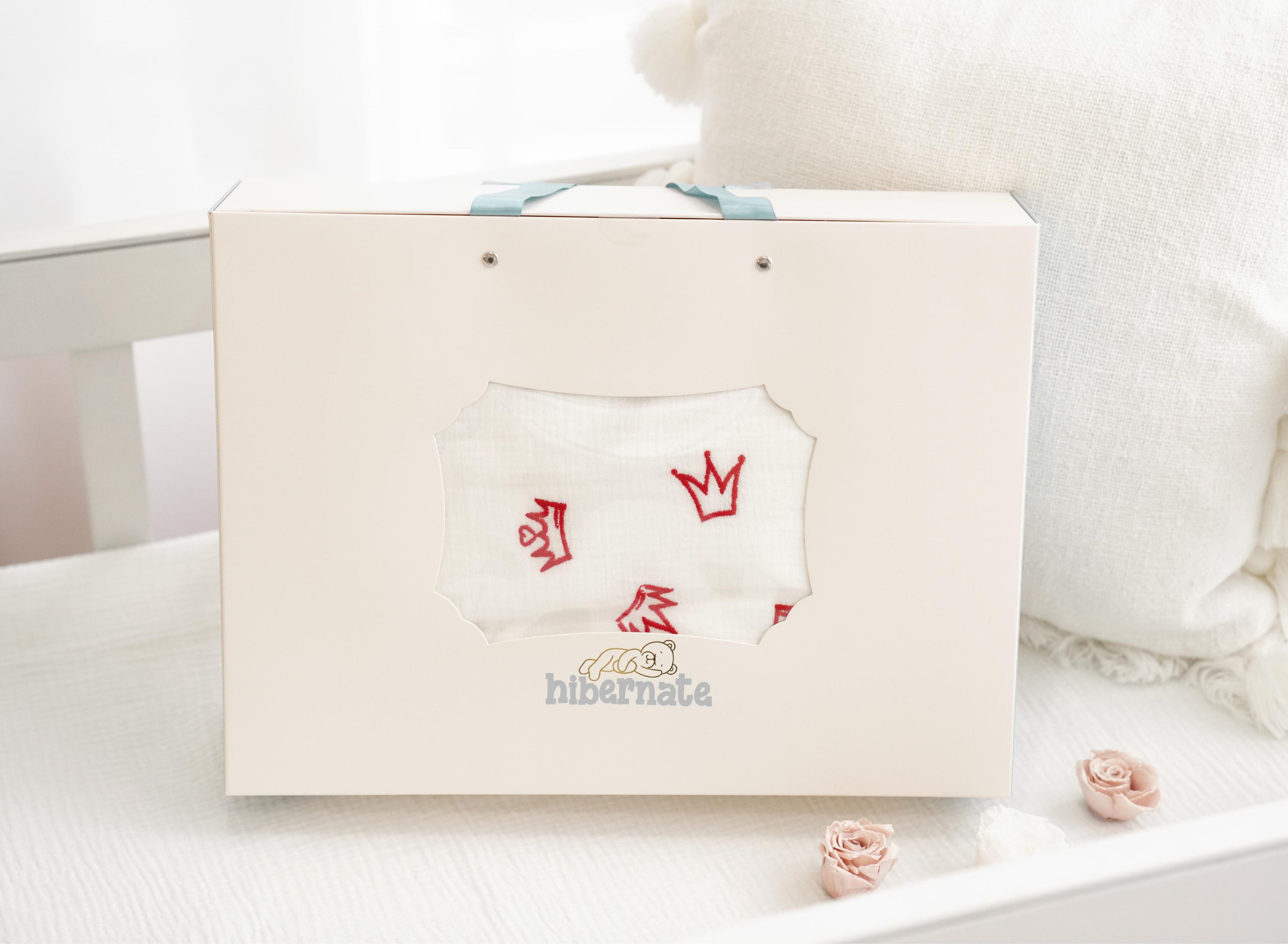 Crown - Portable Mini-Crib Red