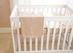 Striped - Portable Mini-Crib Beige