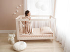 Striped - Full Crib / Toddler Beige