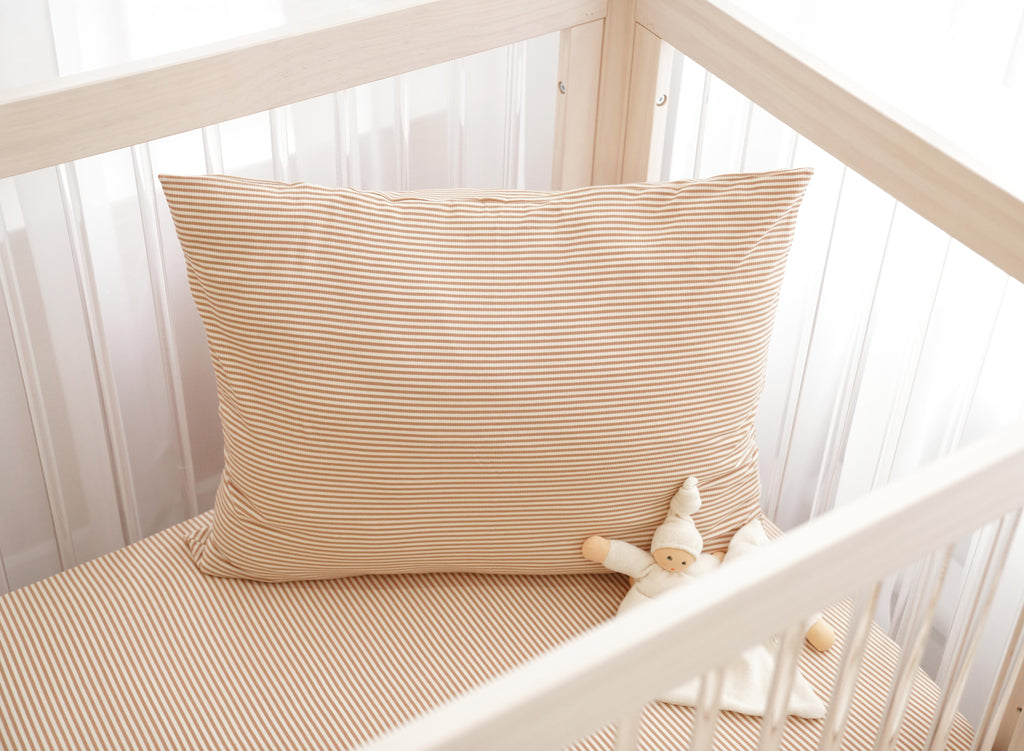 Striped - Full Crib / Toddler Beige