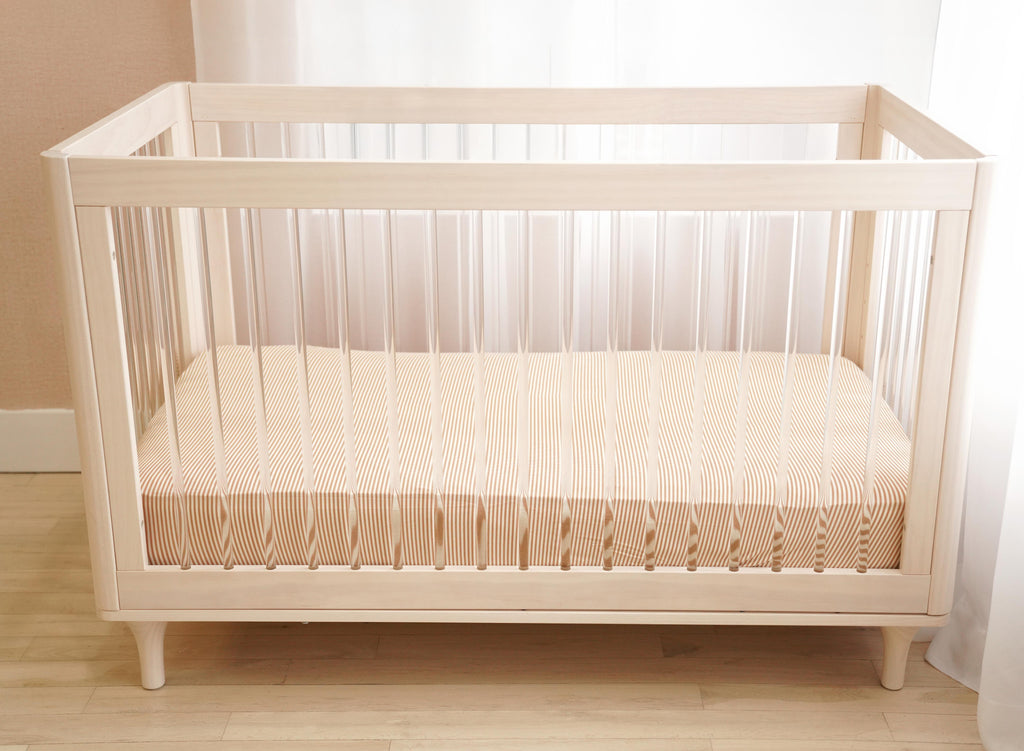 Striped - Full Crib / Toddler Beige