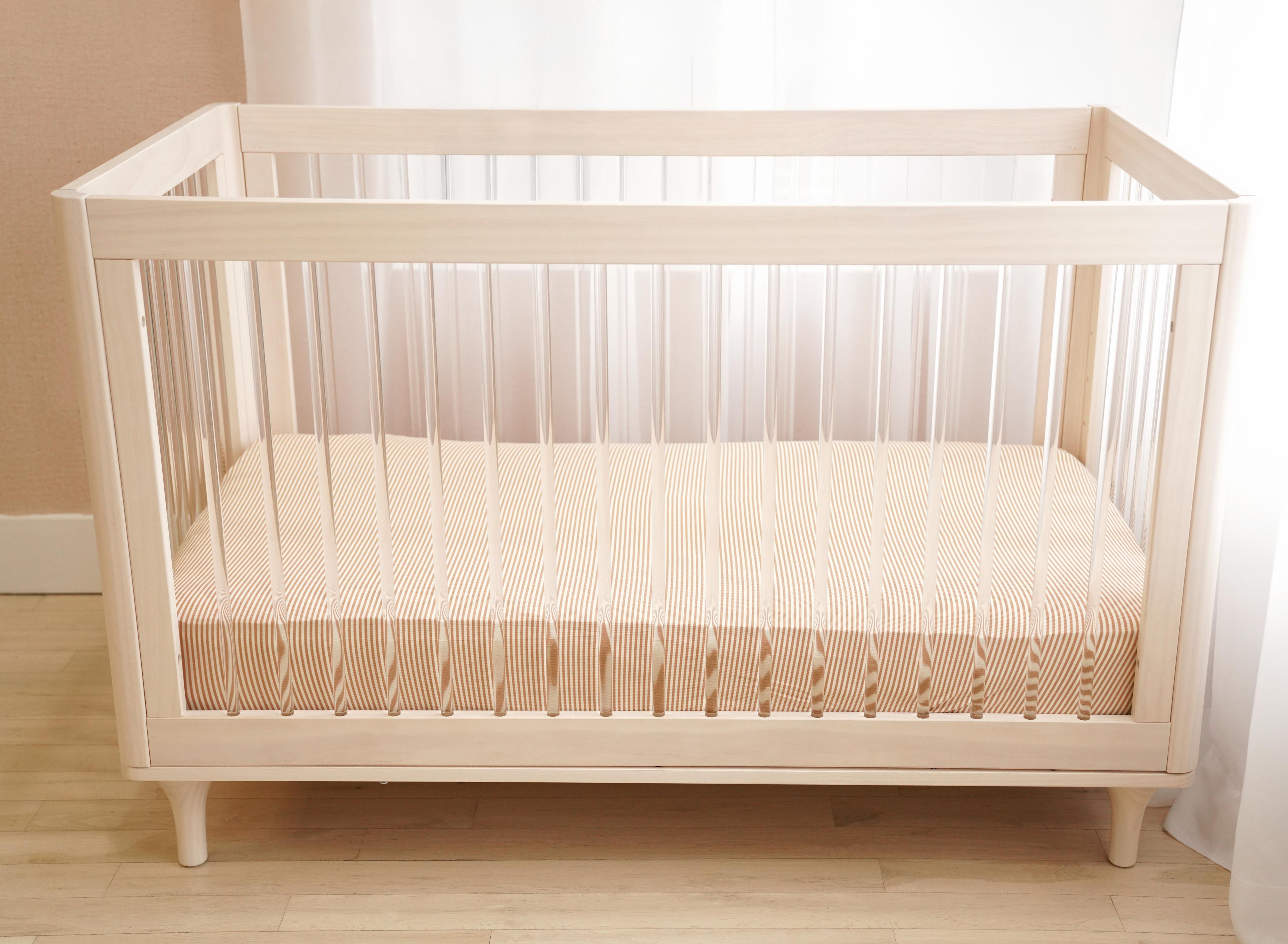 Striped - Full Crib / Toddler Beige