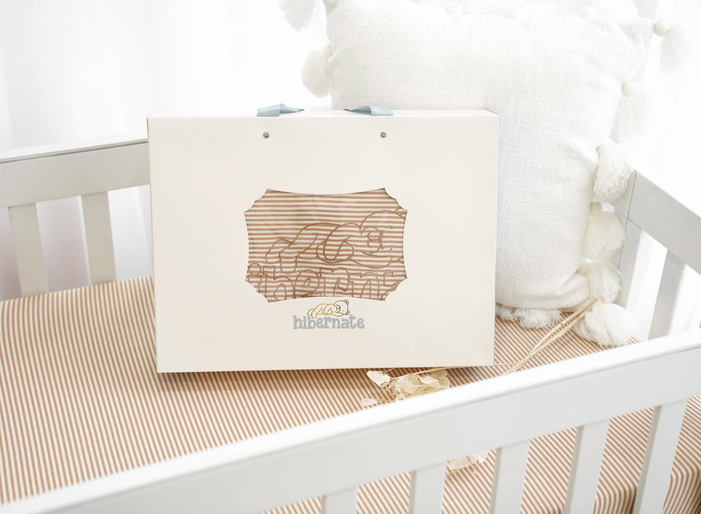 Striped - Full Crib / Toddler Beige
