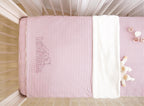 Striped - Full Crib / Toddler Lilac