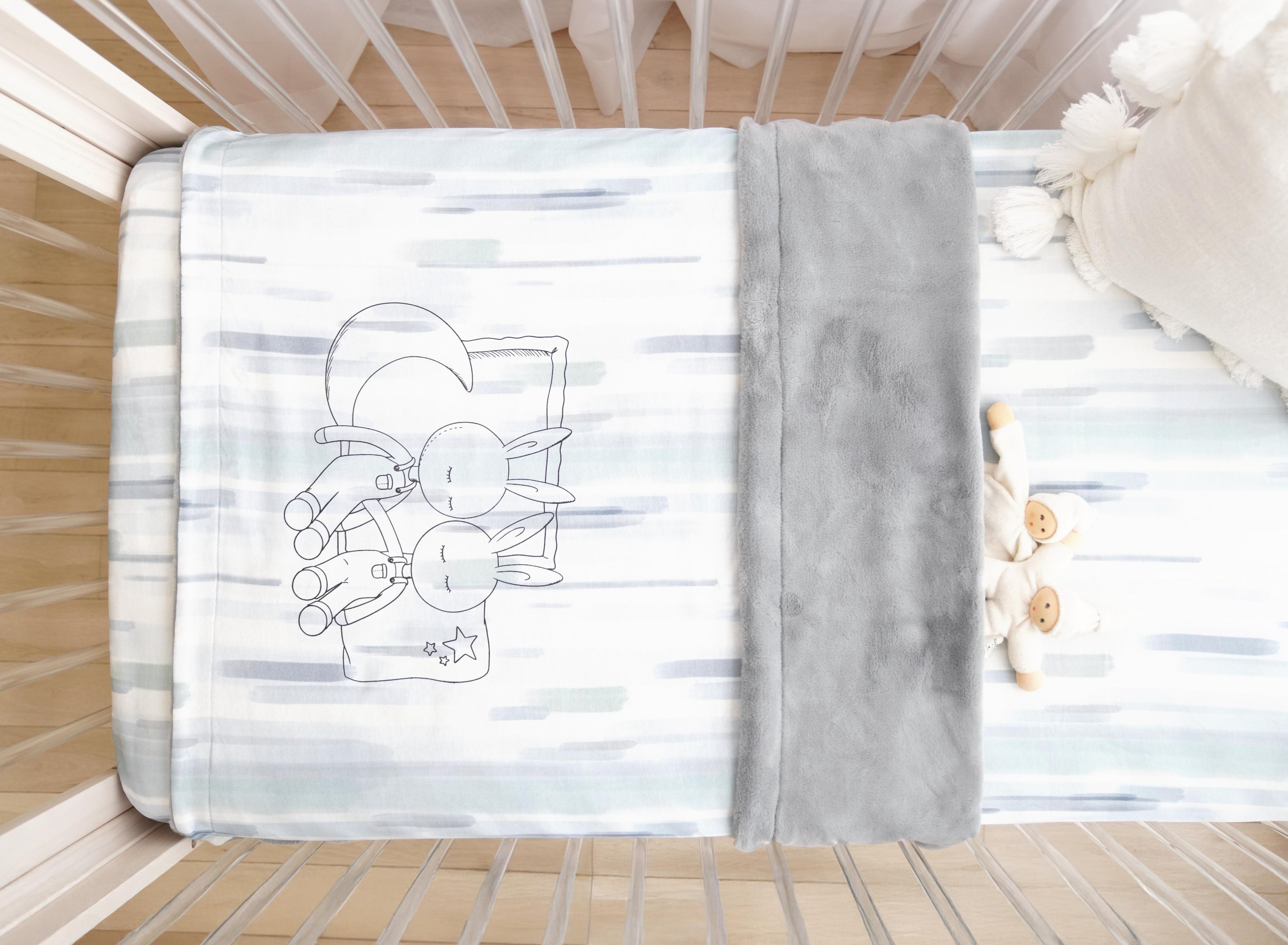 Bunny - Full Crib / Toddler Blue